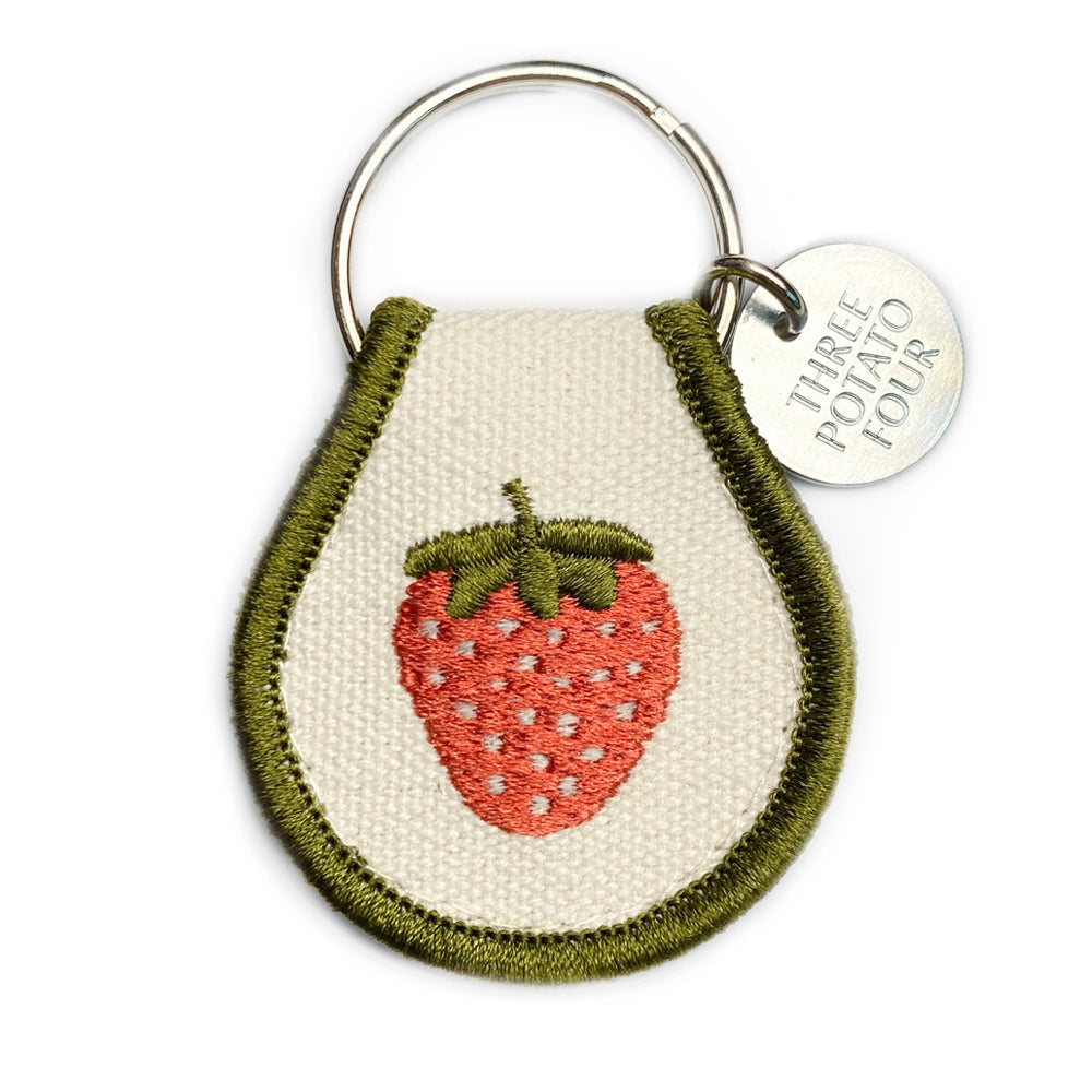 Patch Keychain – Strawberries