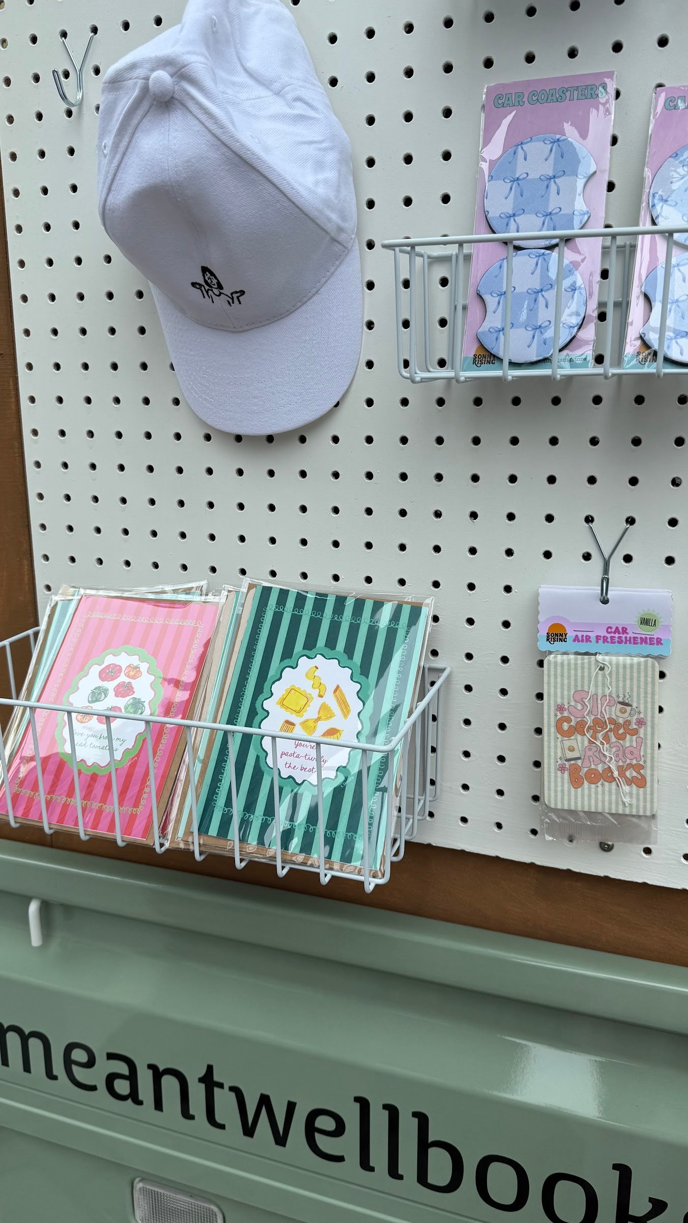 Baseball Hat - Meant Well Books - White
