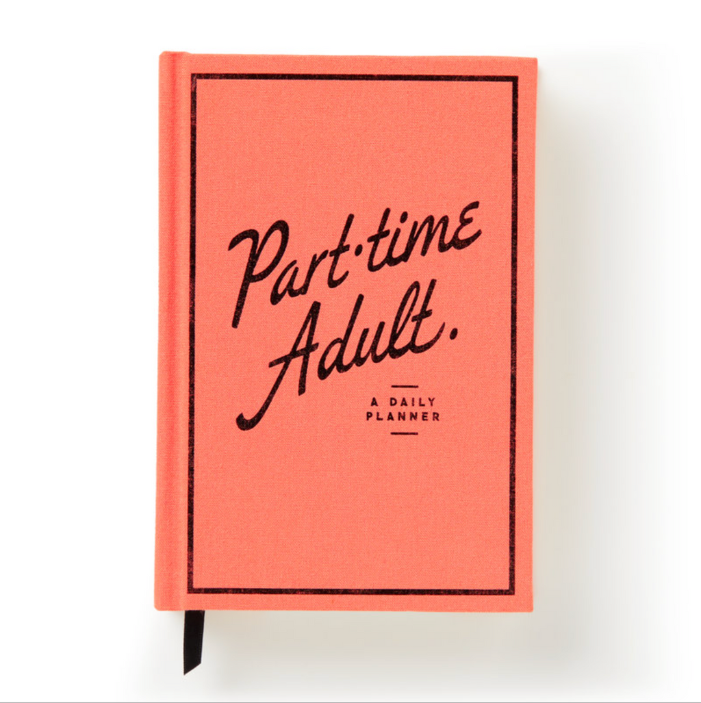 Part-Time Adult - Undated Daily Planner - Hard Cover
