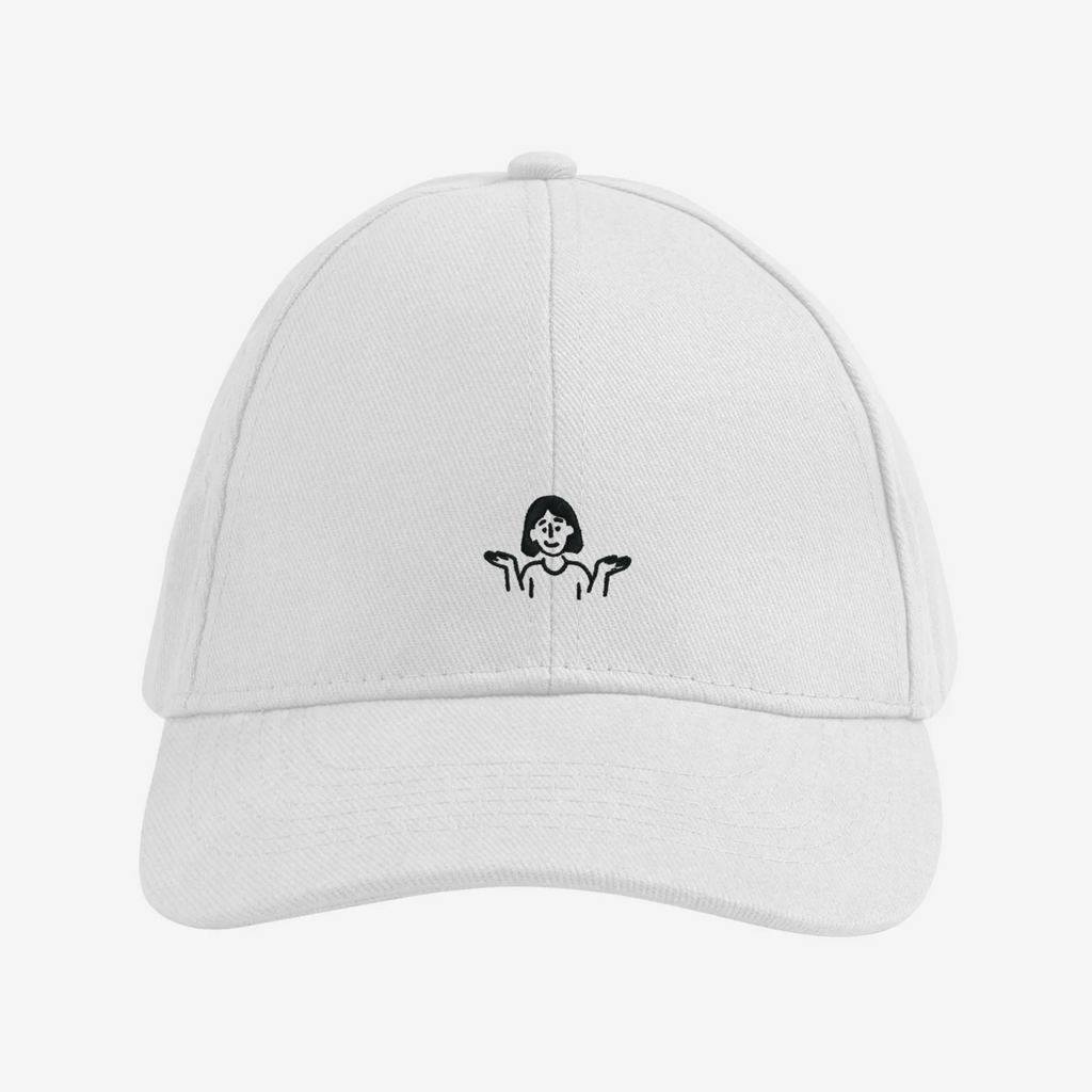 Baseball Hat - Meant Well Books - White