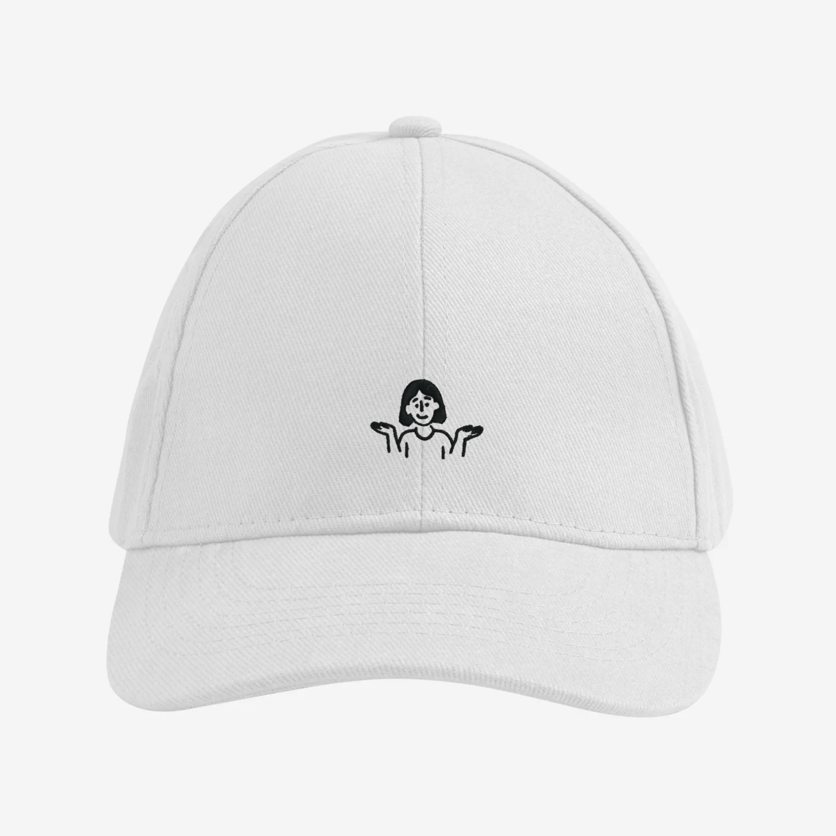 Baseball Hat - Meant Well Books - White